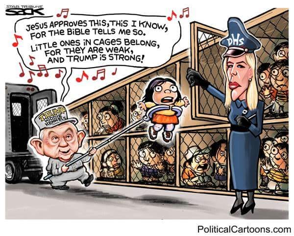 Children in cages